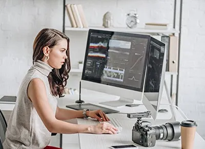 Stay Ahead Working Creative Image