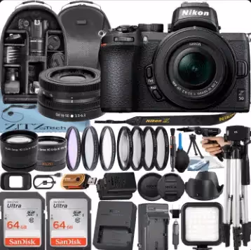 Nikon Z50 Mirrorless Camera Bundle *Winner pulled in Dec